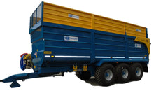 Load image into Gallery viewer, 43284 Britains Kane Half-Pipe Triple Axle Silage Trailer