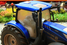 Load image into Gallery viewer, 43319 Weathered Britains New Holland T6-180 Blue Power Tractor