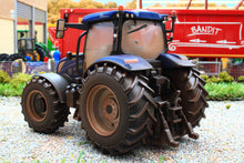 Load image into Gallery viewer, 43319 Weathered Britains New Holland T6-180 Blue Power Tractor