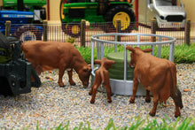 Load image into Gallery viewer, 43323 Britains Olive Green Valtra Playset inc. Bale Lifter and Cow Feeder