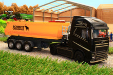 Load image into Gallery viewer, 6731 + 6734 SIKU RADIO CONTROLLED VOLVO FH16 LORRY WITH BLUETOOTH APP CONTROL VIA YOUR  SMART PHONE AND SCHMITZ CARGO BULL 3 AXLE TRAILER