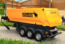 Load image into Gallery viewer, 6734 SIKU RADIO CONTROLLED SCHMITZ CARGOBULL 3 AXLE TIPPING TRAILER