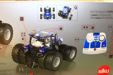 Load image into Gallery viewer, 6739 Siku New Holland T7.315 4WD Radio Control Tractor with removable Duals Bluetooth App Controlled Plus hand Controller