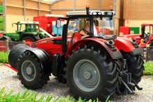 Load image into Gallery viewer, 8614 SIKU MASSEY FERGUSON 8680 DYNASHIFT 4WD TRACTOR WITH DRIVER AND FRONT MOUNTED ROUND BALE LIFTER