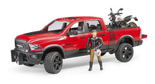 Load image into Gallery viewer, B02502 Bruder RAM Pickup Truck and Ducati Desert Sled