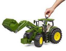 Load image into Gallery viewer, B03151 Bruder John Deere 7R 350 Tractor with Front Loader