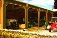 Load image into Gallery viewer, Bbb160 Open Barn With 4 Bays - Big Brushwood Basics Farm Buildings &amp; Stables (1:32 Scale)
