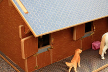 Load image into Gallery viewer, Bt1600 1:24Th Scale Stable Block And Tack Room With Free Schleich Horse & Rider Set! Authentic Farm