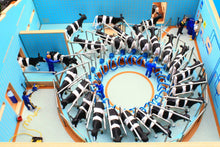 Load image into Gallery viewer, Bt2500 Rotary Milking Parlour With Free Britains Cow And Feeder Set Farm Buildings & Stables (1:32