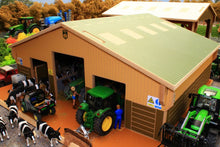 Load image into Gallery viewer, Bt3000 Traditional Cubicle Shed With Free Set Of Britains Fresian Cows! Farm Buildings &amp; Stables