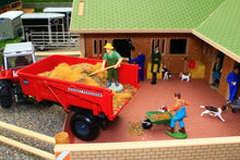 Load image into Gallery viewer, Bt8300 The Stable Yard With Free Britains Horse And Rider Set! Farm Buildings & Stables (1:32 Scale)