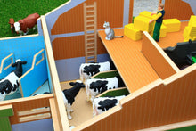 Load image into Gallery viewer, Bt8870 My Big Farm (1:24Th Scale Set) With Free Schleich Cow & Sheep! Authentic Buildings (1:24