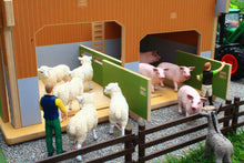 Load image into Gallery viewer, Bt8870 My Big Farm (1:24Th Scale Set) With Free Schleich Cow & Sheep! Authentic Buildings (1:24