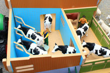 Load image into Gallery viewer, Bt8870 My Big Farm (1:24Th Scale Set) With Free Schleich Cow & Sheep! Authentic Buildings (1:24