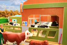 Load image into Gallery viewer, Bt8870 My Big Farm (1:24Th Scale Set) With Free Schleich Cow & Sheep! Authentic Buildings (1:24