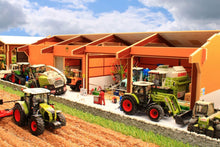 Load image into Gallery viewer, Bt8920 Monster 4 Bay Shed With Free Set Of Authentic Stone Walling! Farm Buildings & Stables (1:32