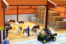 Load image into Gallery viewer, Bt8920 Monster 4 Bay Shed With Free Set Of Authentic Stone Walling! Farm Buildings & Stables (1:32