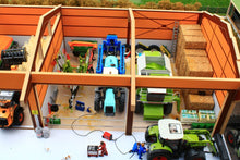 Load image into Gallery viewer, Bt8920 Monster 4 Bay Shed With Free Set Of Authentic Stone Walling! Farm Buildings & Stables (1:32