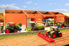 Load image into Gallery viewer, Bt8920 Monster 4 Bay Shed With Free Set Of Authentic Stone Walling! Farm Buildings & Stables (1:32