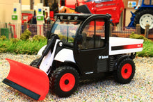Load image into Gallery viewer, BUR318003 BURAGO 132 SCALE BOBCAT TOOLCAT 5600 WITH BLADE MOTORIZED BACK WHEELS