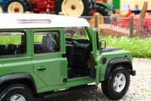 Load image into Gallery viewer, BUR43029G BURAGO 132 SCALE LAND ROVER 110  IN METALLIC GREEN