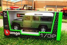 Load image into Gallery viewer, BUR43029G BURAGO 132 SCALE LAND ROVER 110  IN METALLIC GREEN