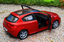 Load image into Gallery viewer, BUR43030R Burago 1:32 Scale Alfa Romeo Giuliette  Car in Streetfire Red