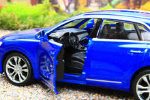 Load image into Gallery viewer, BUR43054 Burago 1:32 Scale Audi SQ8 SUV 4x4 in Metallic Blue
