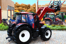 Load image into Gallery viewer, BUR44082 BURAGO 1:32 Scale Valtra N174 Tractor with Front Loader and Round Bale Grab