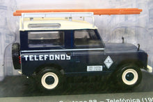 Load image into Gallery viewer, MAGMW06 MAG 143 Scale Land Rover Santana 88 1989 Telefonica Blue White