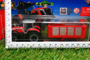 MAI15590Ml Maisto 1:87 Scale Massey Ferguson 8S.265 4wd Tractor with Silage Trailer
