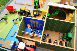 Bt8850 My First Farm Playset With Free Britains Mixed Animal Set! Buildings & Stables (1:32 Scale)