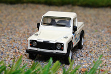 Load image into Gallery viewer, MGT00338 MiniGT 1:64 Scale Land Rover Defender 90 Pick Up in White MAY BE RHD OR LHD