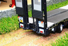 Load image into Gallery viewer, Mm1813-02 Marge Models Nooteboom Semi Low Loader Trailer In Anthracite With Metal Grids Tractors And