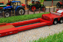 Load image into Gallery viewer, MM2011-01 MARGE MODELS NOOTEBOOM EURO LOW LOADER WITH INTERDOLLY IN RED
