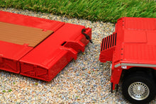 Load image into Gallery viewer, MM2011-01 MARGE MODELS NOOTEBOOM EURO LOW LOADER WITH INTERDOLLY IN RED