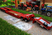 Load image into Gallery viewer, MM2011-01 MARGE MODELS NOOTEBOOM EURO LOW LOADER WITH INTERDOLLY IN RED