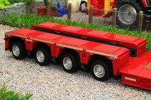 Load image into Gallery viewer, MM2011-01 MARGE MODELS NOOTEBOOM EURO LOW LOADER WITH INTERDOLLY IN RED