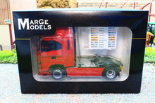Load image into Gallery viewer, Mm2231-03 Marge Models Iveco S-Way Lorry Tractor Unit 4X2 In Red Tractors And Machinery (1:32 Scale)