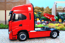 Load image into Gallery viewer, Mm2231-03 Marge Models Iveco S-Way Lorry Tractor Unit 4X2 In Red Tractors And Machinery (1:32 Scale)