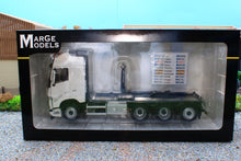 Load image into Gallery viewer, MM2235-01 Marge Models Volvo FH5 Truck with Meiller Hooklift in White