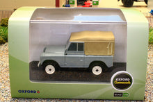 Load image into Gallery viewer, OXF43LR3S003 OXFORD DIE CAST 1:43 SCALE LAND ROVER SERIES III SWB IN MID GREY WITH CANVAS
