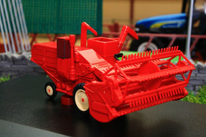 Oxf76Chv001 Oxford Die Cast Combine Harvester In Red (1:76 Scale) Tractors And Machinery Scale)