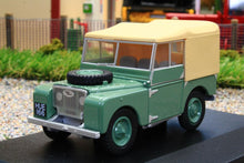 Load image into Gallery viewer, OXFLAN180001 Oxford Diecast 1:43 Scale Land Rover Series 1 80 inch in Sage Green