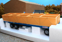 Load image into Gallery viewer, REP010 Replicagri Maupu Flat Bed Trailer in Blue with 10 Potato Boxes