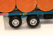 Load image into Gallery viewer, REP233 REPLICAGRI MAUPU FLAT BED TRAILER WITH 30 ROUND BALES