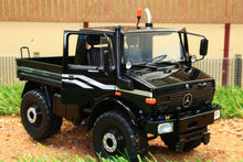 Load image into Gallery viewer, Sch07723 Schuco Mercedes Benz Unimog U1600 In Black Tractors And Machinery (1:32 Scale)