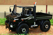 Load image into Gallery viewer, Sch07723 Schuco Mercedes Benz Unimog U1600 In Black Tractors And Machinery (1:32 Scale)