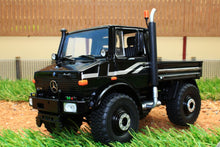 Load image into Gallery viewer, Sch07723 Schuco Mercedes Benz Unimog U1600 In Black Tractors And Machinery (1:32 Scale)