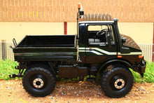 Load image into Gallery viewer, Sch07723 Schuco Mercedes Benz Unimog U1600 In Black Tractors And Machinery (1:32 Scale)